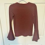 ZARA  Medium striped flare sleeve long sleeve MEDIUM Photo 6