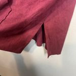 Bryn Walker  Faux Suede Pocket‎ Poncho Tunic Top Size S Porto Burgundy Photo 6