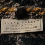 Boyne Valley Weavers Plaid Wool Fringed Shawl Handcrafted in Ireland Womens OS Blue Size undefined Photo 8