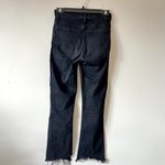 Mother The Insider Crop Two Step Fray Not Guilly jeans size 26 DR Black Photo 3