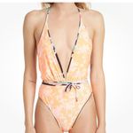 Maaji   Evening Ambiance Reversible Safari Plunge Neck One-Piece Swimsuit- New‎ Photo 1