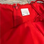 Selfie Leslie Tie Front Red Mini Dress Photo 7