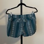 prAna  Printed Pull On Shorts Size Large Photo 1