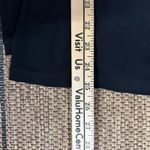 Susan Graver  Blouse M Liquid Knit Studded Zip Front Tunic Black Gold Whimsigoth Photo 8