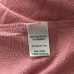 Naïf Naif Womens Short Flutter Sleeve Scoop neck Pink Blouse Size‎ Medium Photo 2