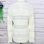 Endless Rose REVOLVE Mock Neck Textured Lace Top Off White Size XL Photo 9