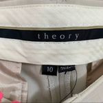 Theory  Wool Blend Mark B Palisade Light Oat Wide Leg Trousers Photo 1