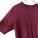 J Peterman Trendy Burgundy Crewneck Cotton Soft Short Sleeves T Photo 8