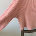 H&M Ribbed Pink Cropped Turtleneck Sweater / Size XS Photo 7