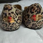 Jimmy Choo  RARE Leopard Print Glitter Patent Leather Ballet Flats Photo 3
