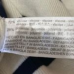 ZARA Women's White Black Striped Rib Knit Short Sleeve Crop Tee T shirt Top Sz S Photo 3