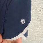 Lululemon  Size 4 Turbo Run Shorts Navy Blue Pull On Activewear Gym Yoga Photo 7