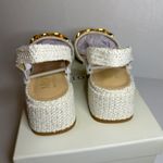 MOTF Tweed Chain Slingback Sandals white casual classic stylish fashion work Photo 6