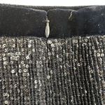 Free People  Sz 10 Wild Child Sequined Mini Skirt Navy Blue Cocktail Party Photo 5