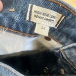 Madewell High Rise Long Denim Shorts Photo 7