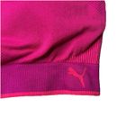 Puma Performance Sports Bra Pink Purple Keyhole Back w Removable Pads Sz Medium Photo 1