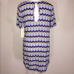 Roxy Retro Row Blue Shift Dress XS Photo 2