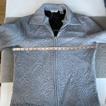 Laura Ashley Vintage  Gray Quilted Zip Up Short Jacket Size Medium Photo 6