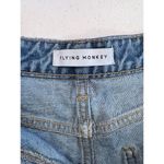Vervet Flying Monkey Button Fly Distressed Straight Women's size 27 Blue Denim Jeans Photo 6