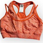 Gymshark  Women’s Size Medium Orange Marl Vital Boost Sports Bra Photo 1