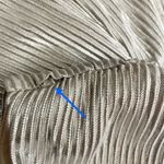 Lulus Turn Up Silver Metallic Pleated V-Neck Culotte Jumpsuit Women’s Size Large Photo 12