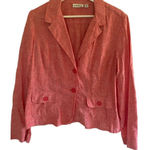Studio Works  petite large linen blend blazers 2 button Photo 0