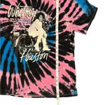 Whitney Houston Vintage Retro Style Tie Dye Band Tee Purple Blue Black Size XL Photo 4