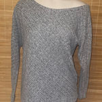 Juicy Couture gray diagonal stripe sweater womans small Photo 0