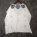 Sundance  Embrodered Swim Cover Up Vacation Resort Womens M Photo 3