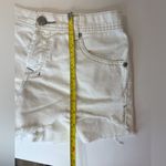 Free People Free‎ People Women’s White Jean Shorts Size 27 Photo 6