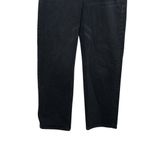 American Eagle Super Hi Rise Jeans Women’s Size 6 Short Black Cutout Baggy Fit Photo 3