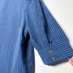 Current Air Jessica Pinstripe Tie-Neck Blouse Photo 5