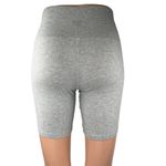 Aritzia TNA Women's Gray Heather Yoga Workout Gym Athletic Biker Shorts Size S Photo 2