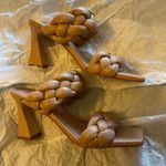 Marc Fisher Women Hammy Heeled Slide Sandals Size 61/2 Beige Photo 5