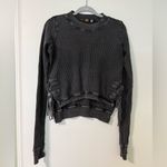 Free People FP One Interlaken Thermal Waffle Knit Cropped Top Size XS Photo 2