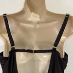 We Wore What Danielle One Piece Swimsuit Belted High Leg Underwire Black Large Photo 7