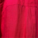 Caroline Rose pink linen button down shirt 1X Red Photo 6