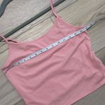 American Eagle  Ribbed Cami Pink Size L Photo 4