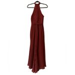 Christina Wu  burgundy lace and chiffon formal dress nwot Photo 3