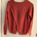 Madewell  Orange Crewneck Sweater with Raglan Sleeves Photo 2