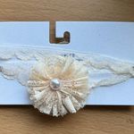 Urban Outfitters  Lace Rosette Cream Choker Necklace Photo 1