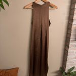 Halston Heritage
Draped-Front Twist-Detail Satin Midi Dress Photo 4