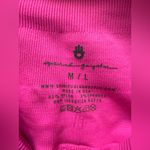 Spiritual Gangster Self Love Ribbed High Waist Laser Cut Legging neon pink M/L Photo 3