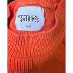 Stitches + Stripes Orange Cable Knit Sweater, Small (NWT) Photo 3