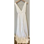 Joanna August NWT  Joplin Slit Front Button-Up V-Neck Wedding Dress Size 2 Photo 9