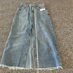 Anthropologie NWT  Petite Pilcro The Madi Slit Front Denim Skirt Sz 10P Photo 14