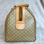 CELINE Macadam Monogram Beige Boston Handbag Photo 6