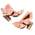 Free People ‎ Effie Block Heel Sz 39 (8.5) Photo 1