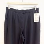 NWT‎ Escada Trousers Pants Navy Blue Size 10 Photo 1
