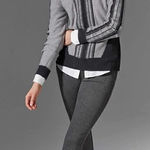 Per Se by Carlisle Charcoal Grey Side Zipper Dress Pants Ankle Zipper Size 10 Photo 0